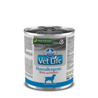 Влажный корм Farmina Vet Life Dog гипоаллергенный с уткой и картофелем, 300 г