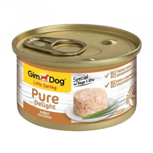 Влажный корм GIMDOG Pure Delight, для собак из цыпленка, 85 г