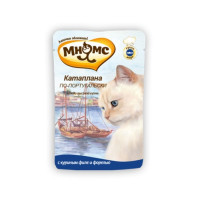 Влажный корм Мнямс "Катаплана по-португальски" для кошек, с форелью, пауч, 85 г