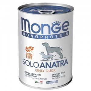 Влажный корм Monge Dog Monoprotein для собак, паштет, свинина, консервы, 400 г