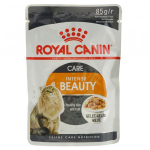 Влажный корм RC Intense Beauty для кошек, для кожи и шерсти, в желе, пауч, 85 г